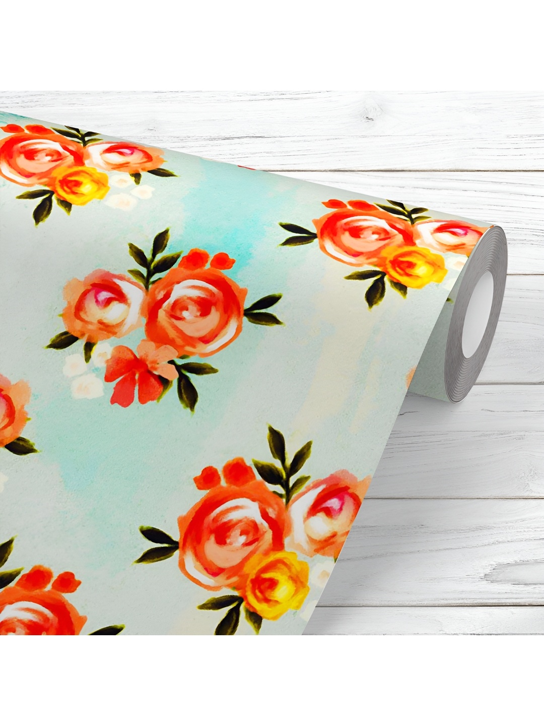 

ArtzFolio Printed UV-Resistant Anti-Bacterial Floral Pattern Peel & Stick Wallpaper, Multi