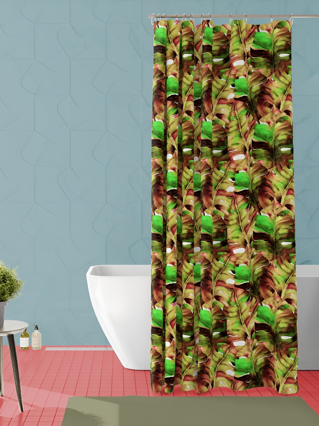 

ArtzFolio Single Piece Waterproof Polyester Shower Curtain, Multi