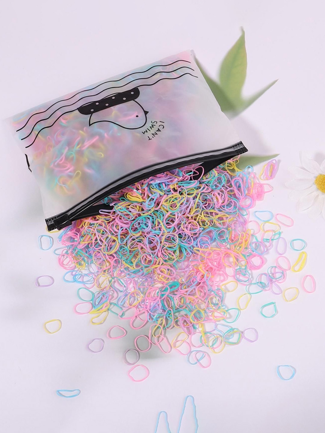 

LYTIX Girls Set Of 1000 Elastic Hair Ties- Assorted