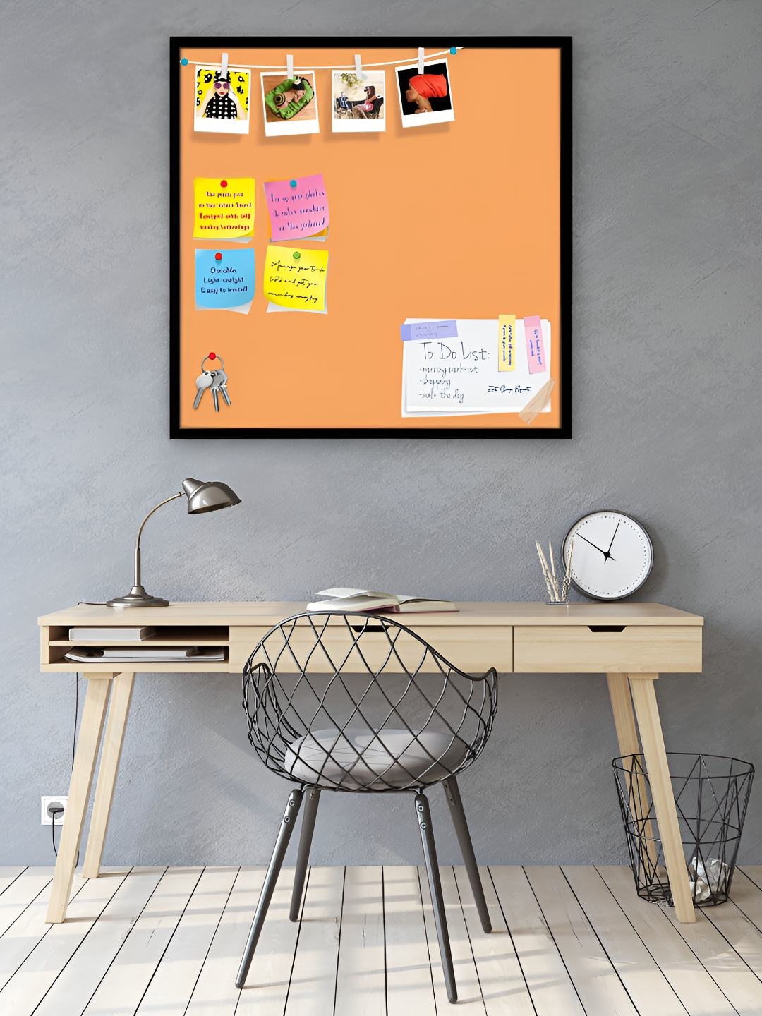 

ArtzFolio Wooden Notice Board, Brown