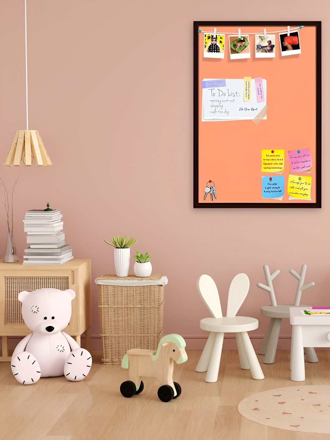 

ArtzFolio Wooden Notice Board, Red