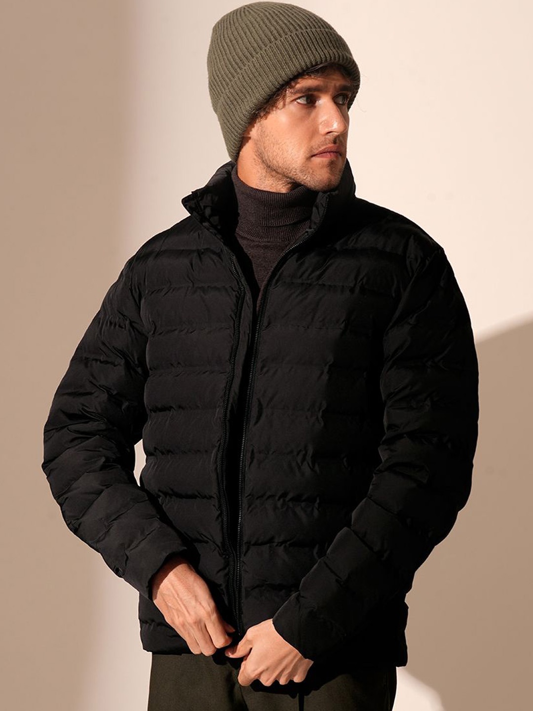 

SELECTED Men Puffer Jacket, Black