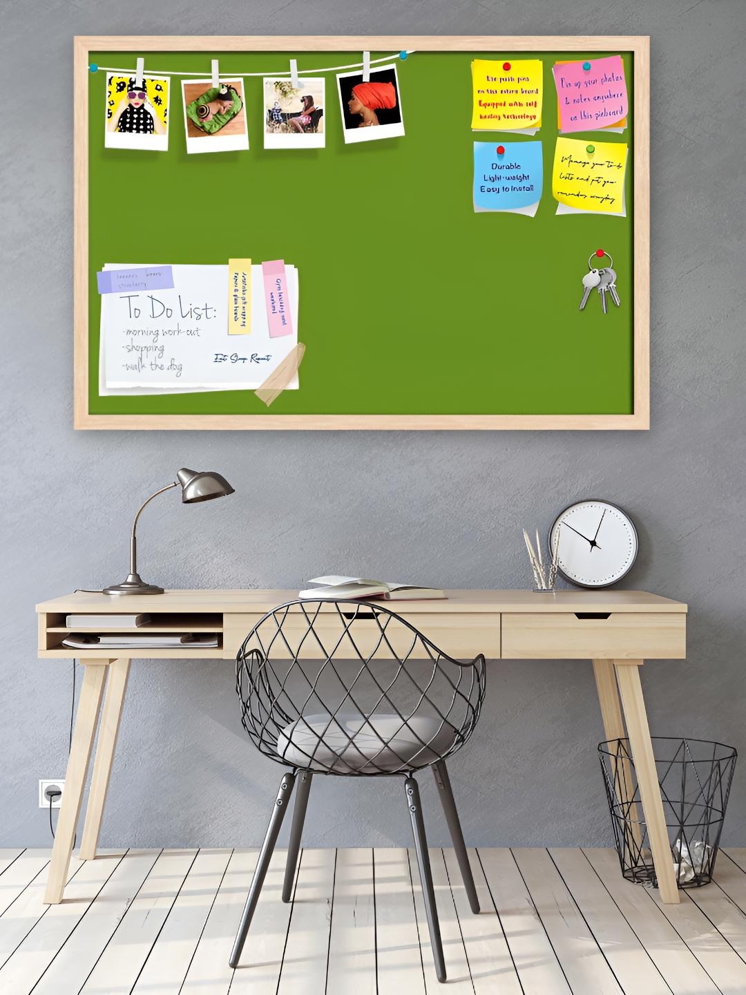 

ArtzFolio Wooden Notice Pin Board, Green