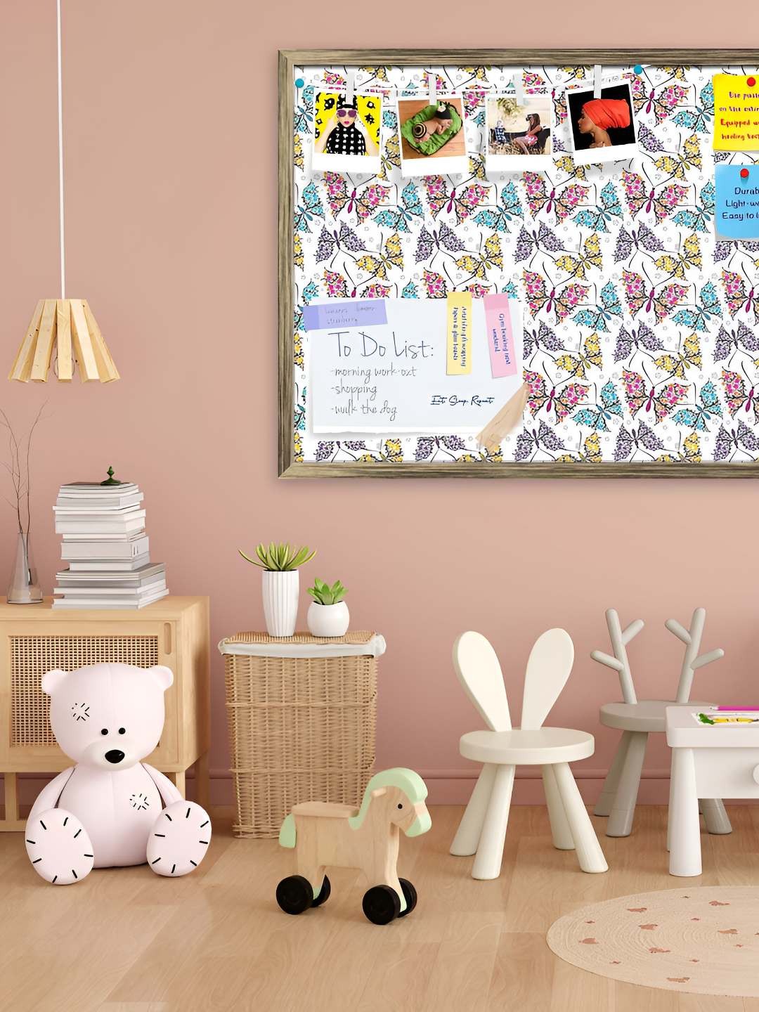 

ArtzFolio Wooden Notice Pin Board, Multi