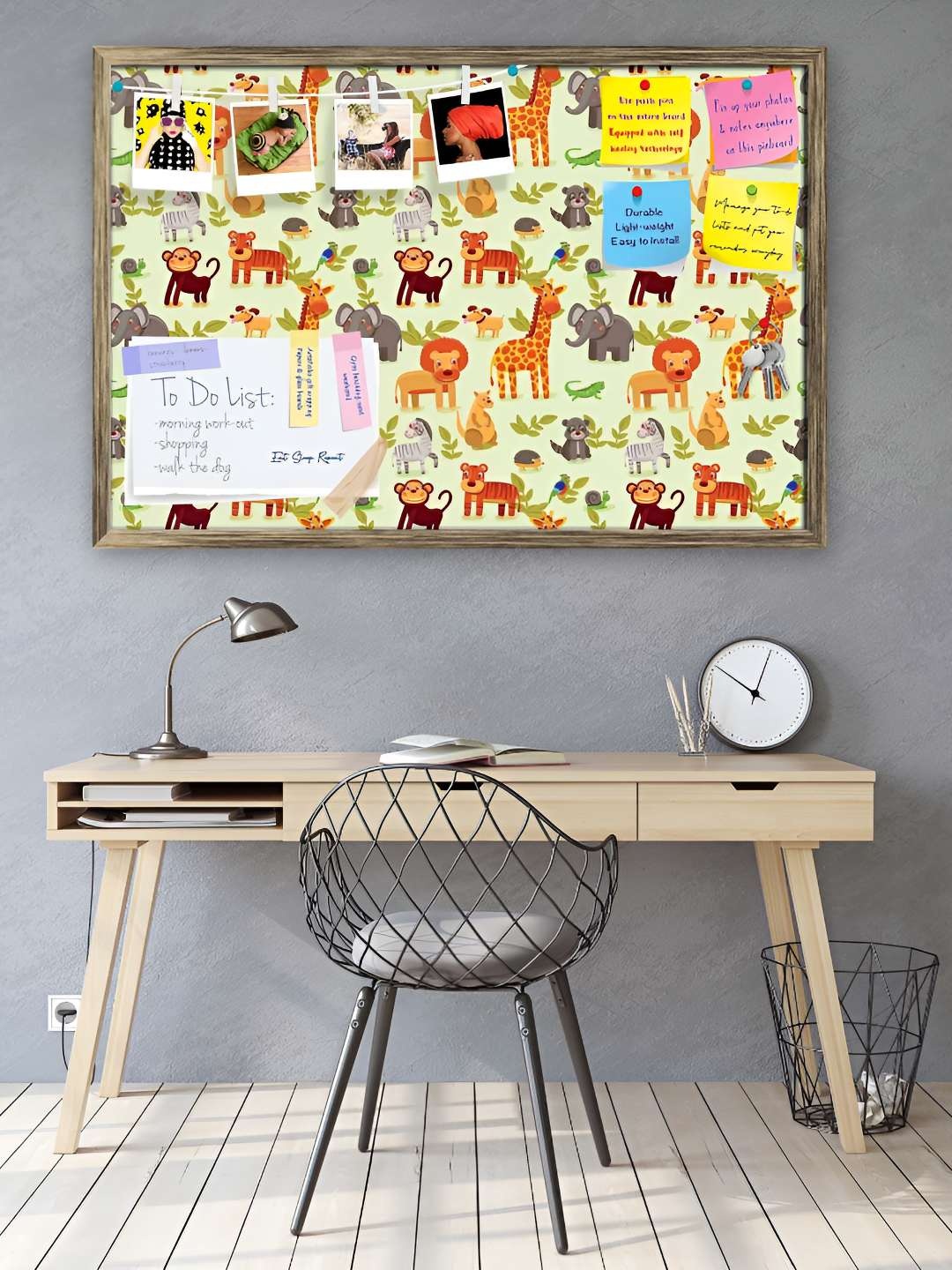 

ArtzFolio Wooden Notice Pin Board, Multi