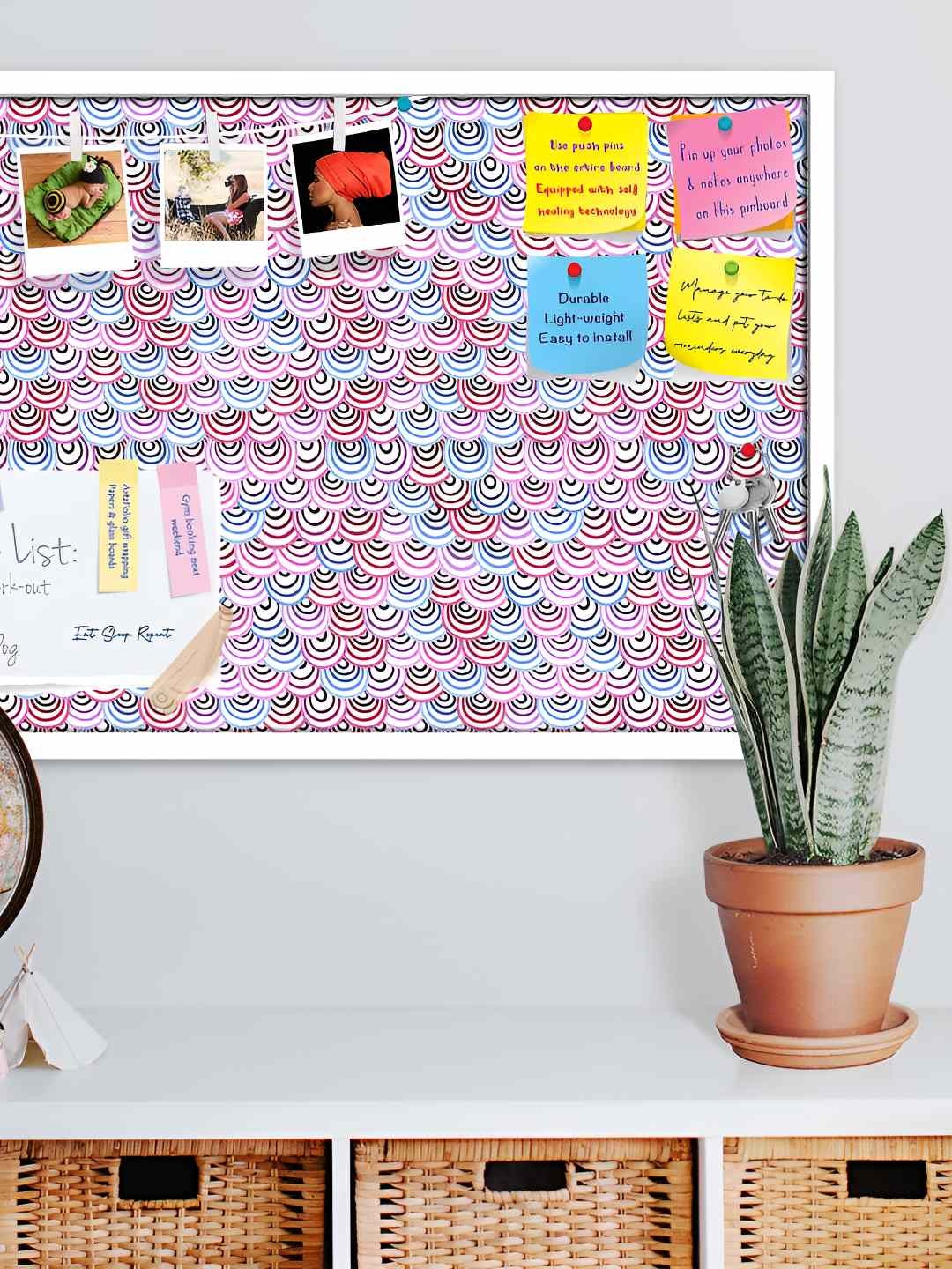 

ArtzFolio Wooden Notice Pin Board, Multi