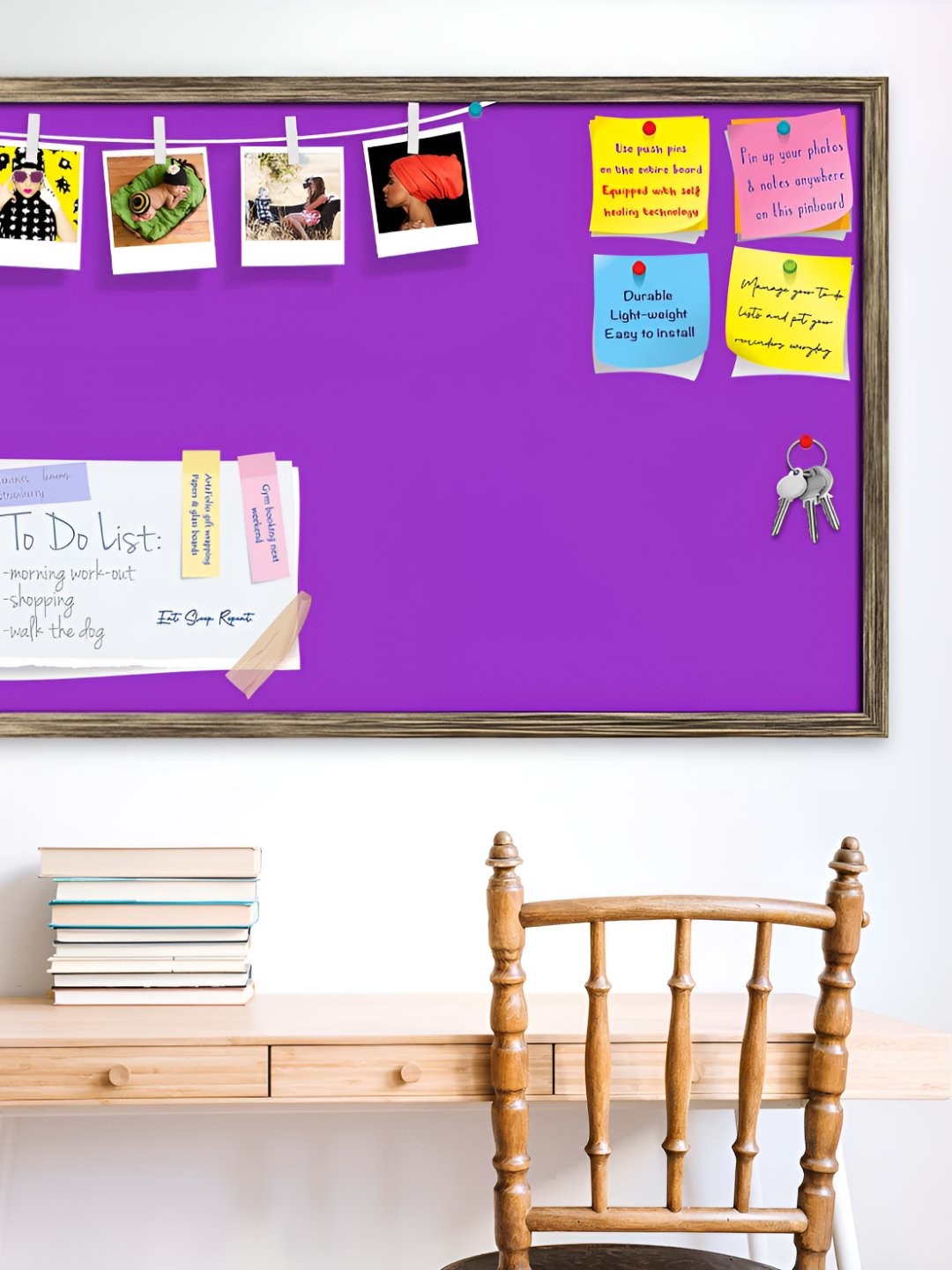 

ArtzFolio Wooden Notice Board, Purple