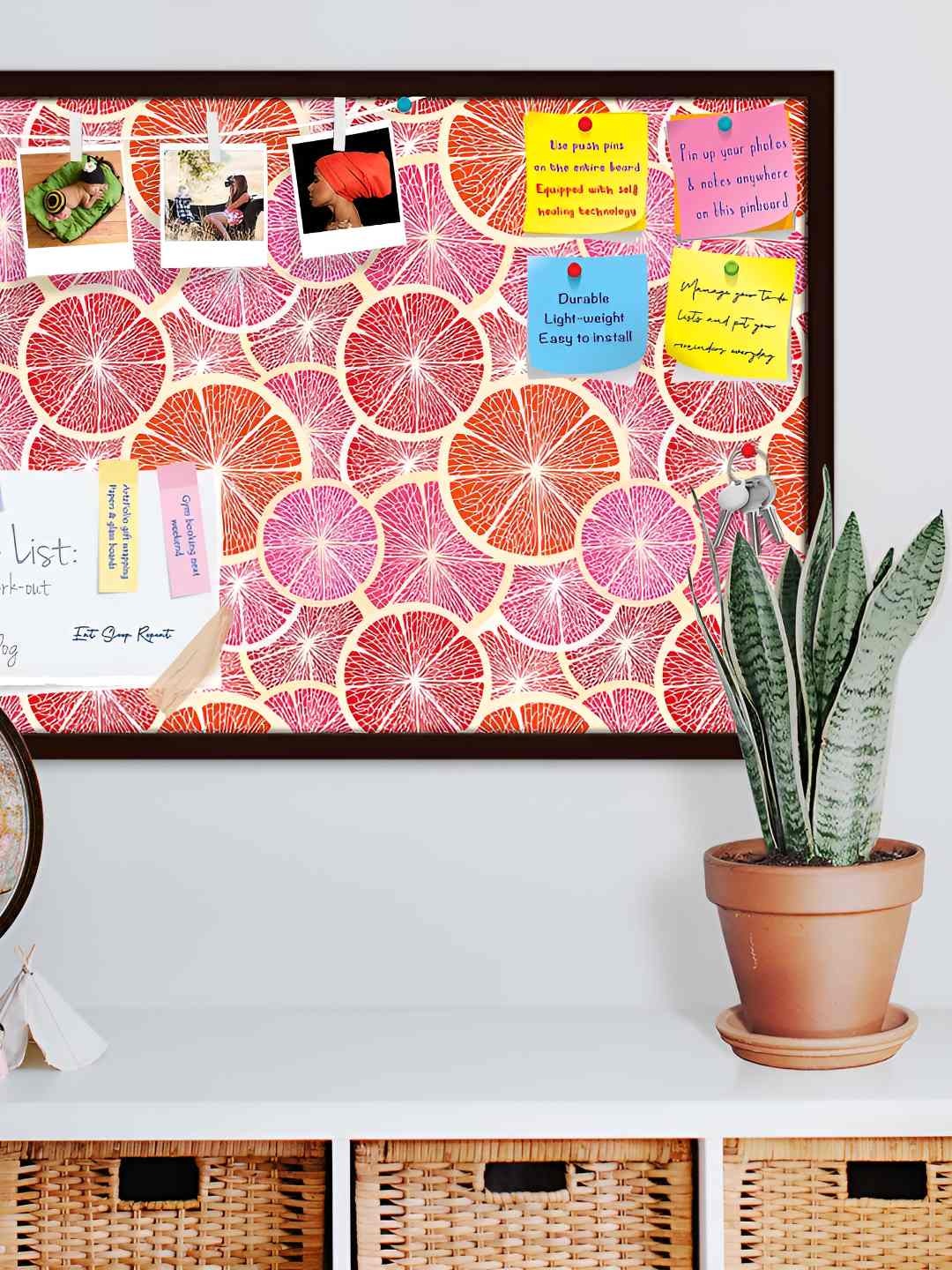 

ArtzFolio Wooden Notice Pin Board, Multi
