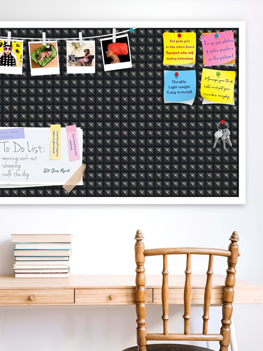 

ArtzFolio Wooden Notice Pin Board, Multi