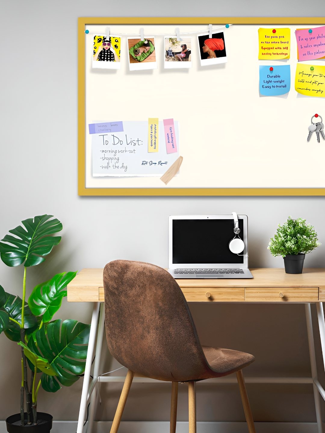 

ArtzFolio Wooden Notice Pin Board, White