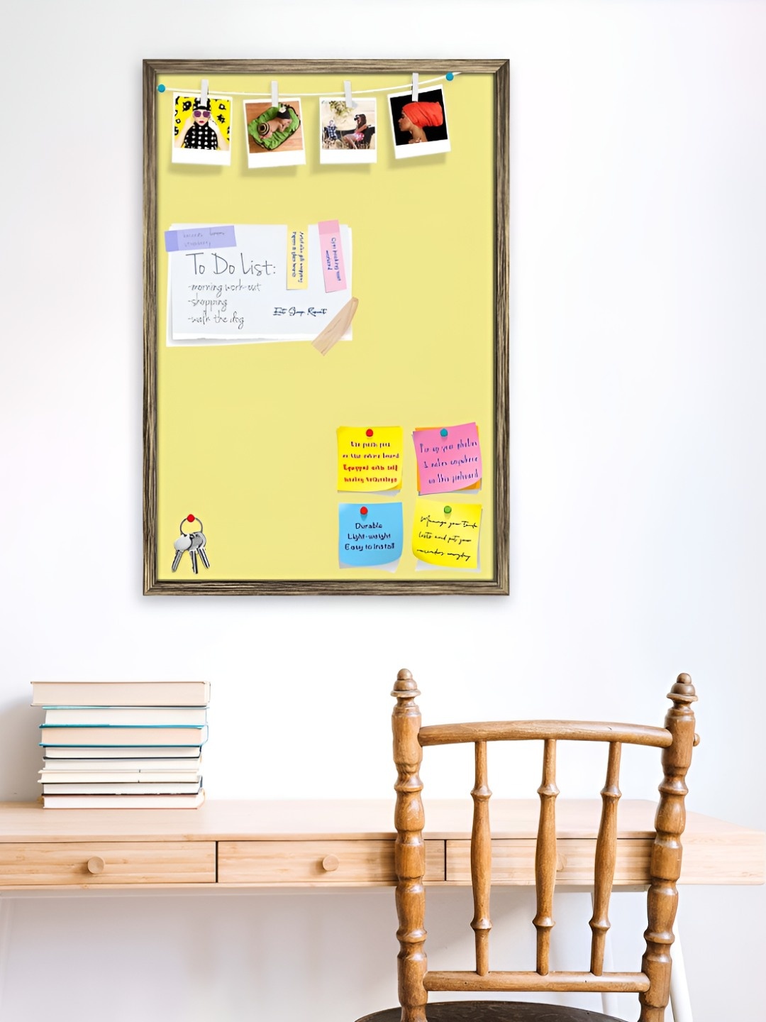 

ArtzFolio Wooden Notice Board, Yellow