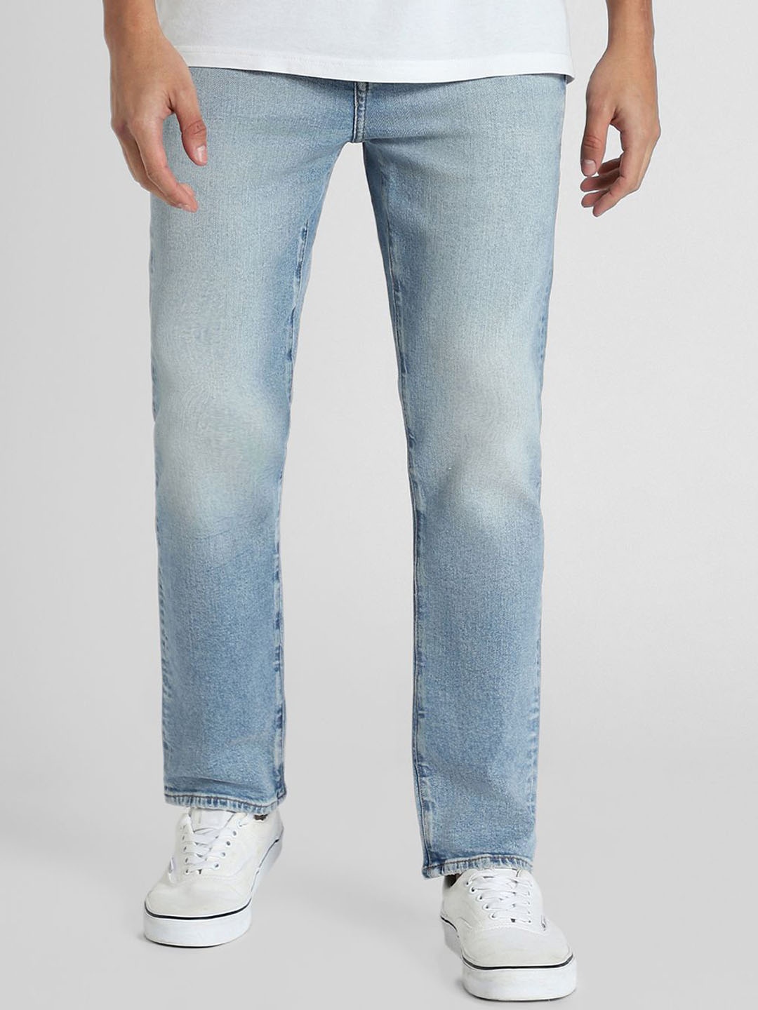 

AMERICAN EAGLE OUTFITTERS Men Mid-Rise Heavy Fade Regular Fit Jeans, Blue