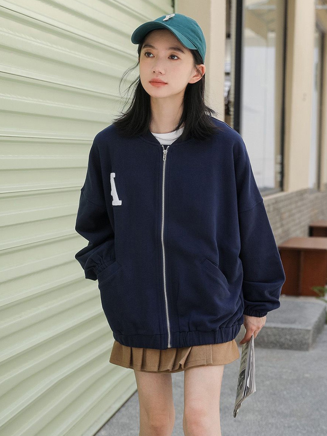 

JC Mode Women Hooded Sweatshirt, Navy blue