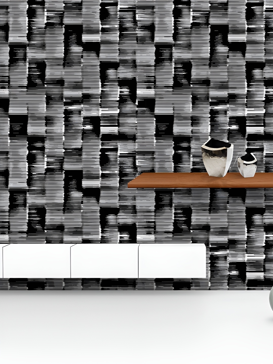 

ArtzFolio Black & White Printed UV Resistant Wallpaper