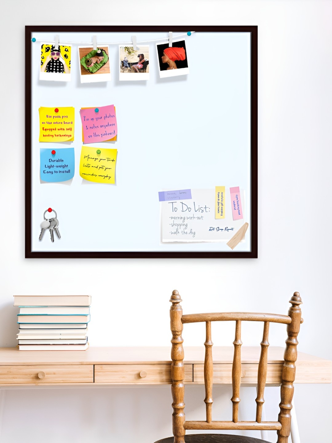 

ArtzFolio Wooden Notice Pin Board, White