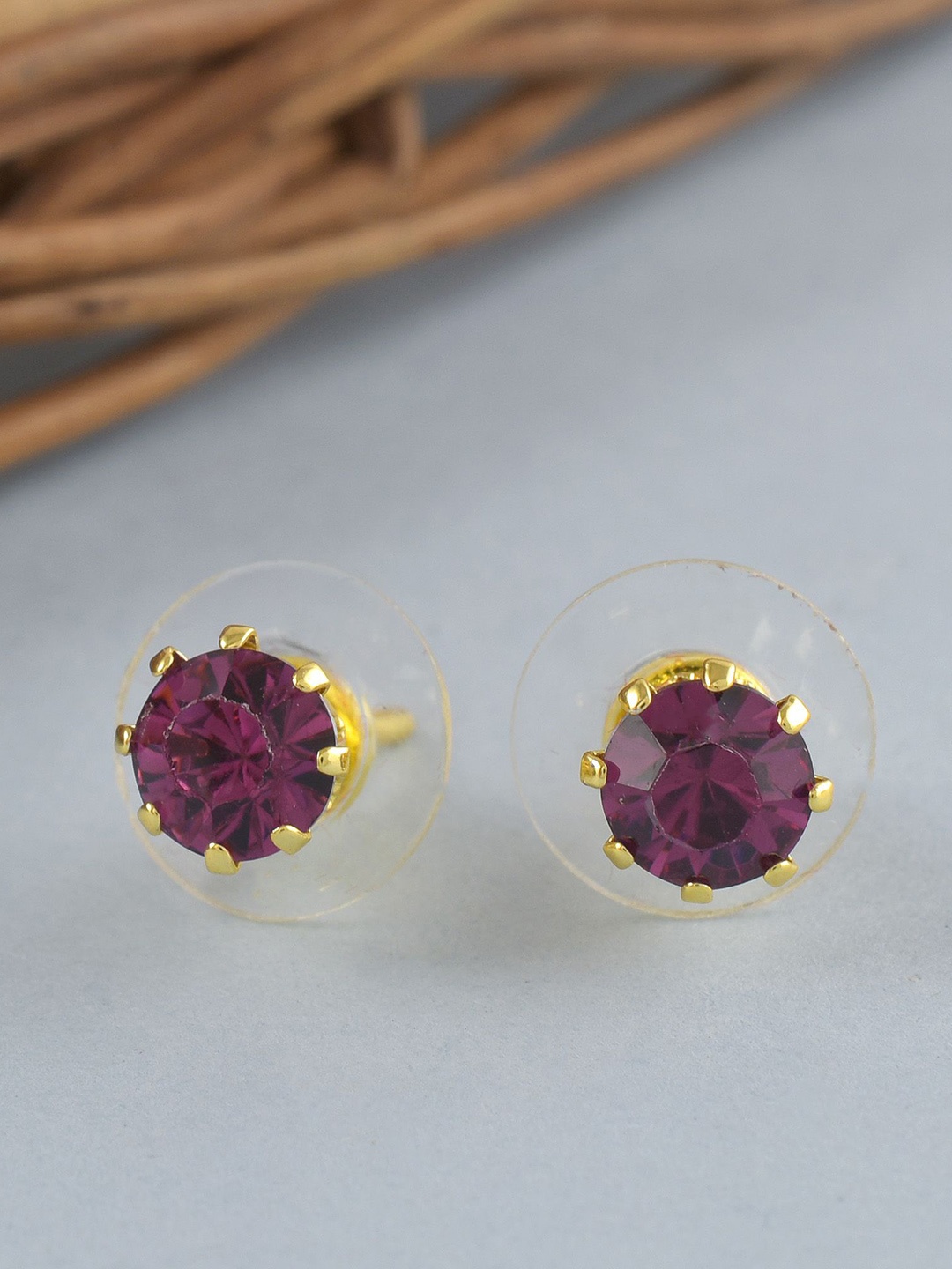 

MEMOIR Gold-Plated Contemporary Quartz Studs