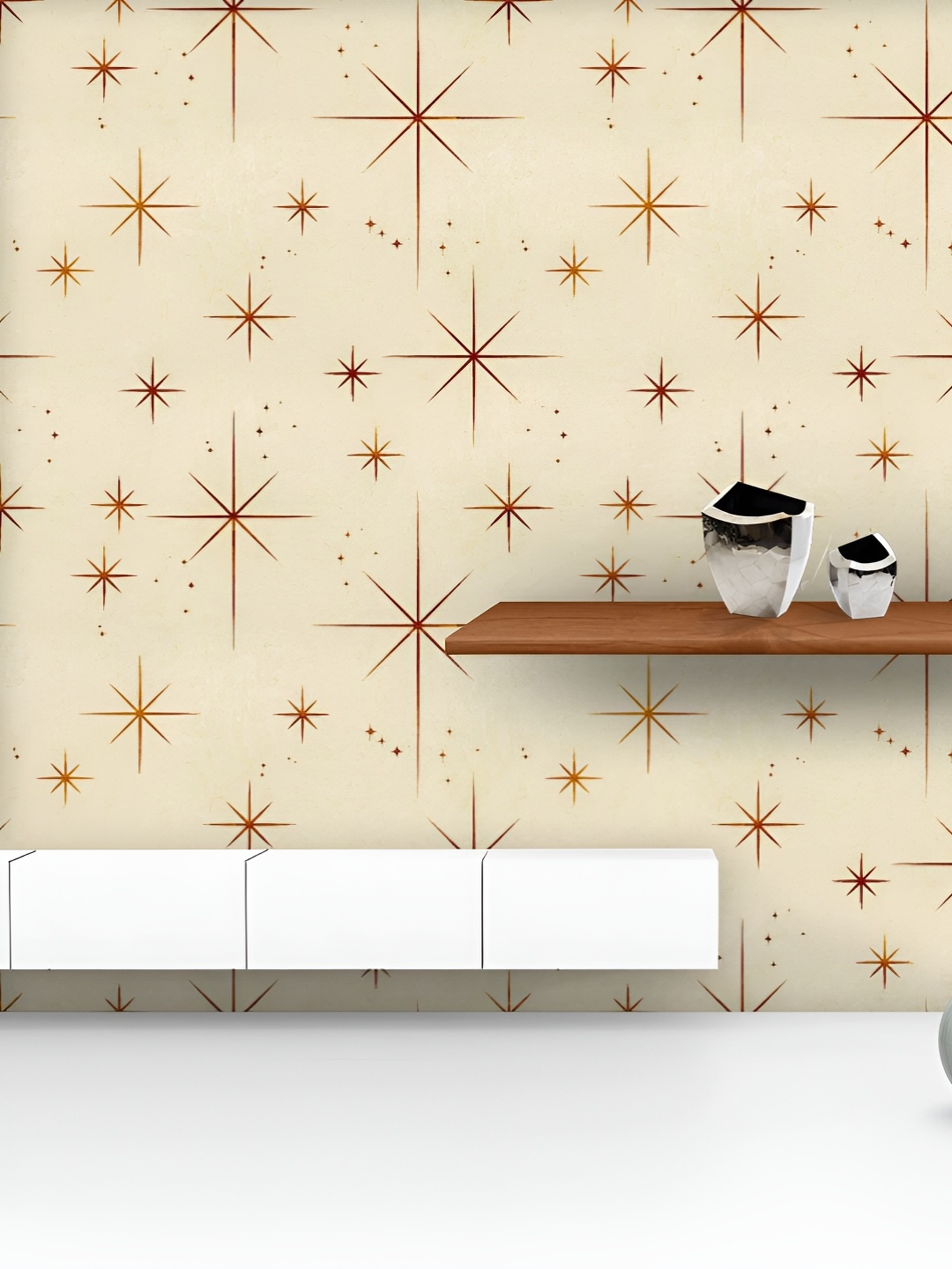 

ArtzFolio Printed UV-Resistant Anti-Bacterial Night Sky Pattern Peel & Stick Wallpaper, Multi