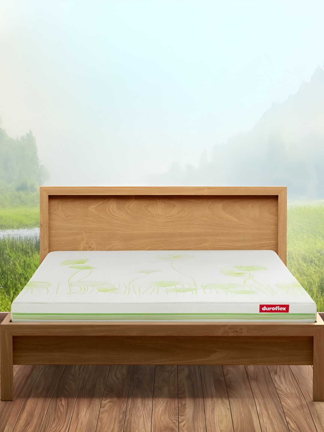 

Duroflex Avaasa Natural Latex & Coir 5" Single Mattress (78x36 Inch), Green