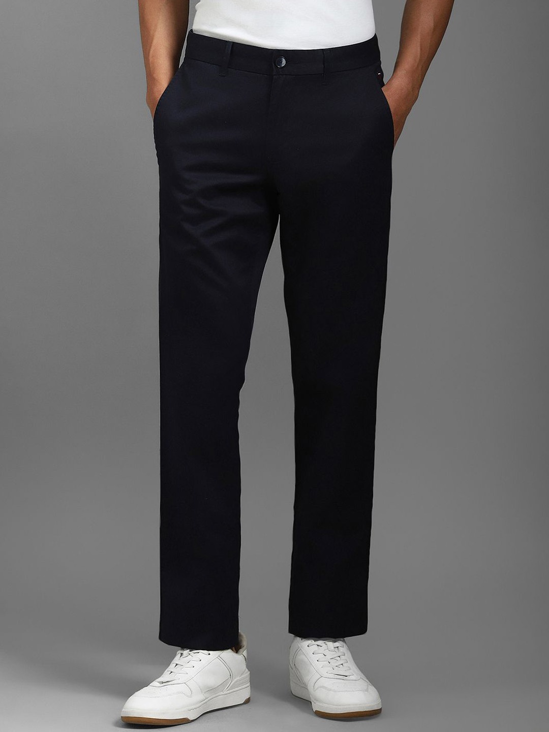 

Louis Philippe Sport Men Slim Fit Formal Trousers, Black