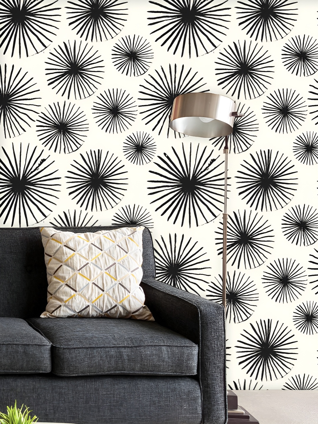 

ArtzFolio Printed UV-Resistant Anti-Bacterial Hand-Drawn Japanese Pattern Peel & Stick Wallpaper, Multi