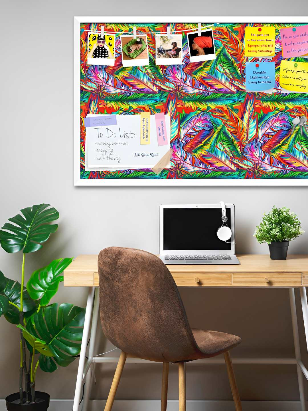

ArtzFolio Wooden Notice Pin Board, Multi