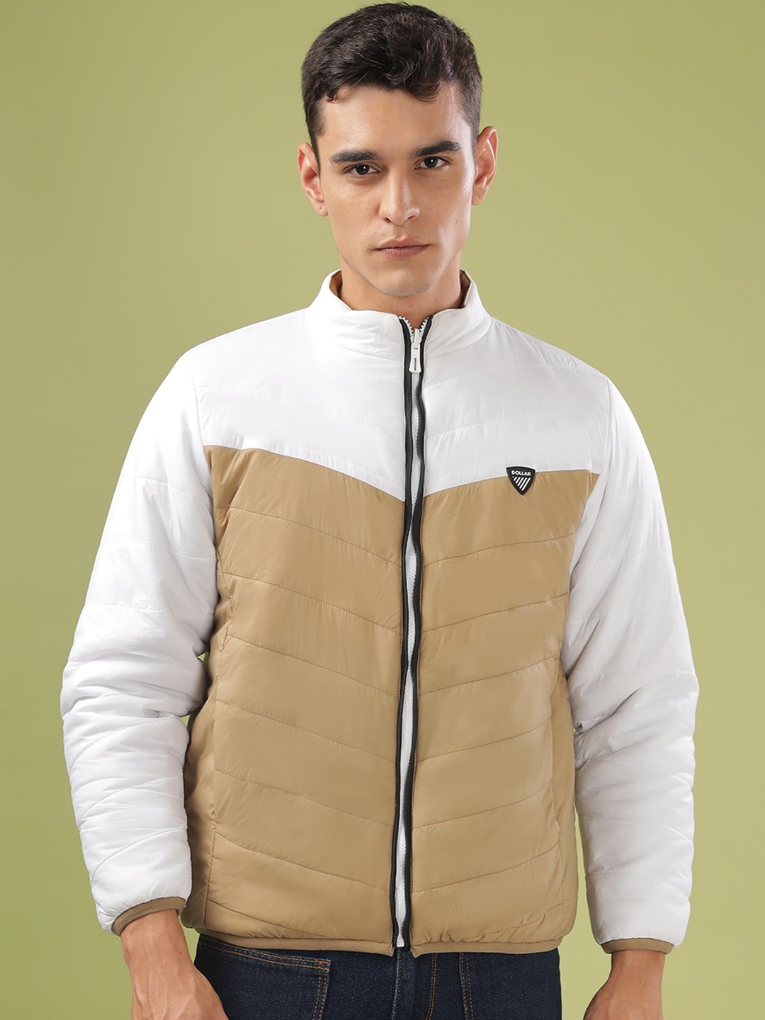 

Dollar Men Lightweight Bomber Jacket, Khaki