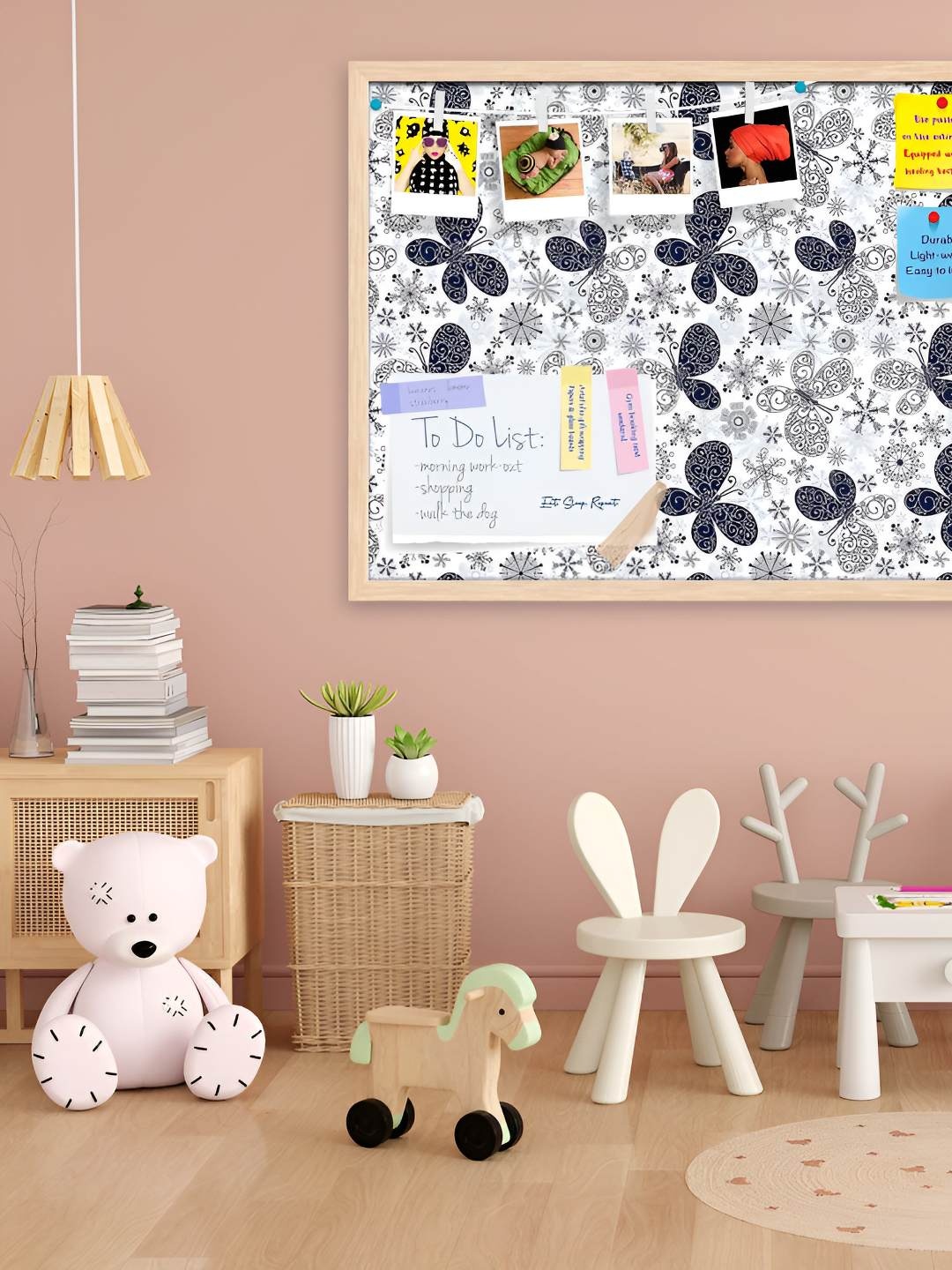 

ArtzFolio Wooden Notice Pin Board, Multi