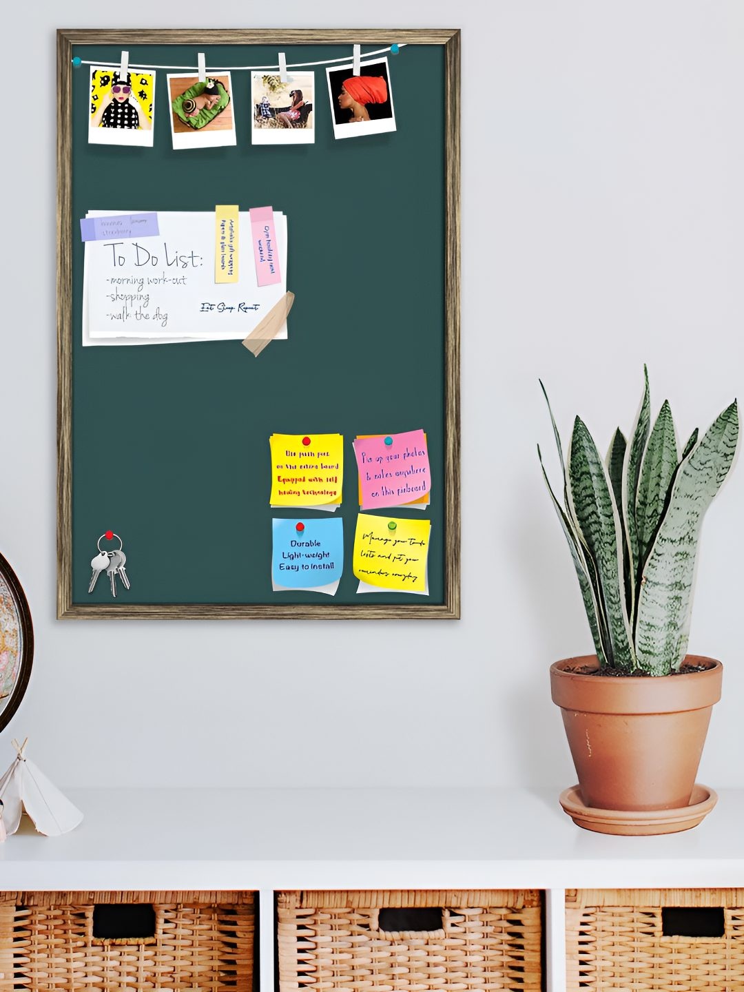 

ArtzFolio Wooden Notice Board, Grey