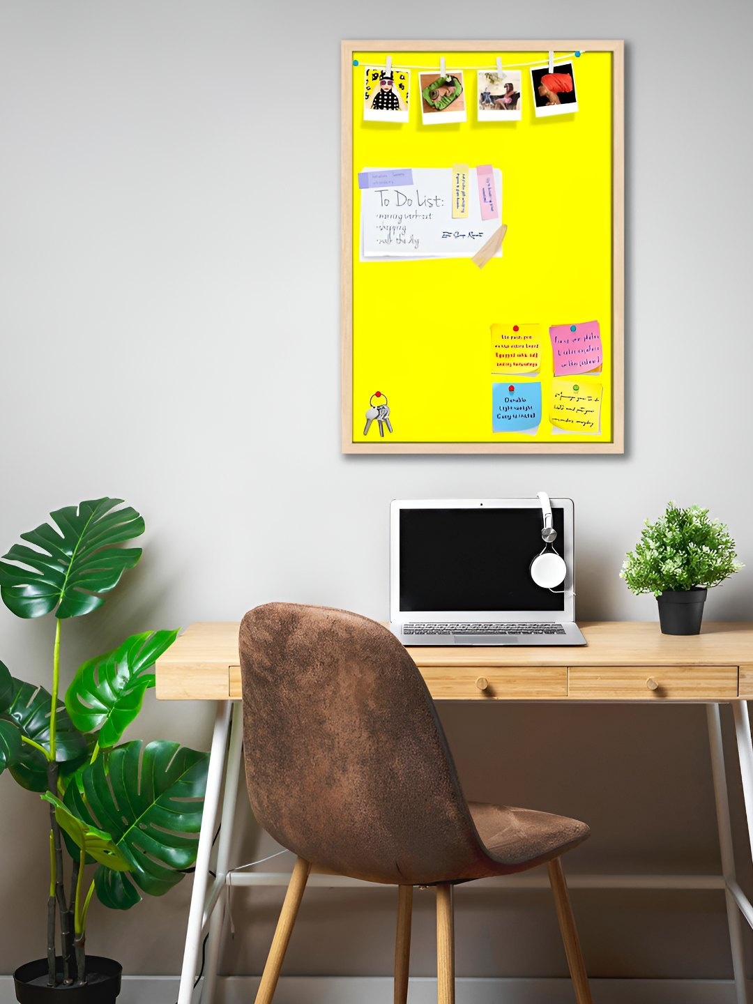 

ArtzFolio Wooden Notice Board, Yellow