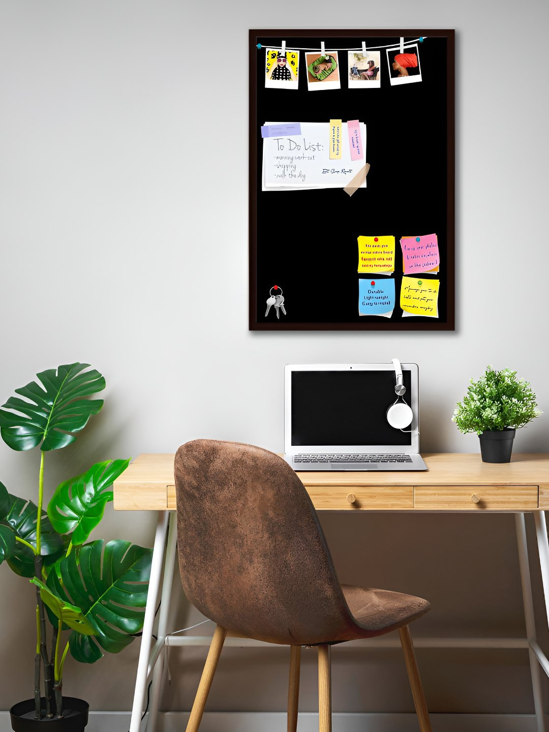 

ArtzFolio Wooden Notice Board, Grey