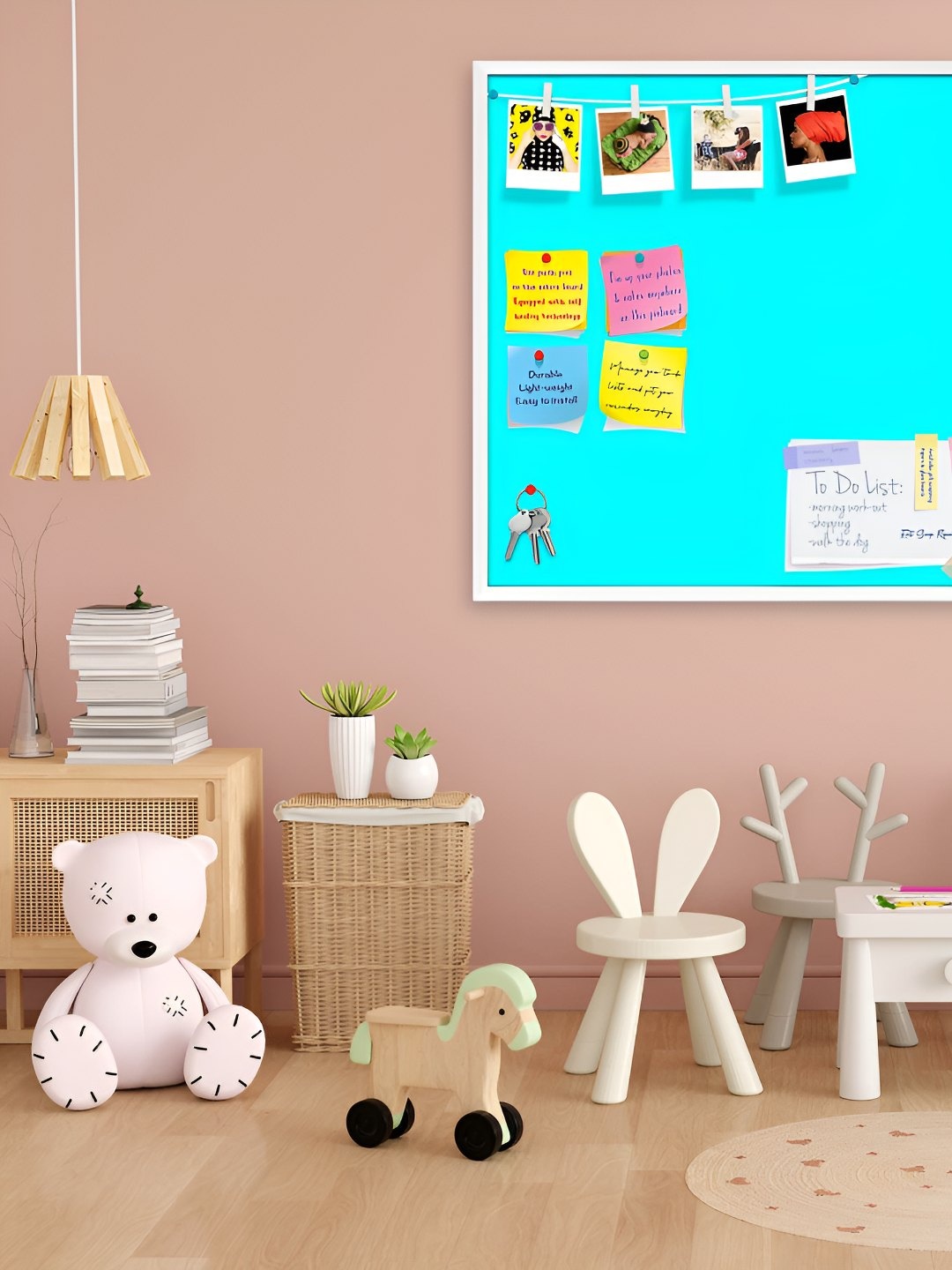 

ArtzFolio Wooden Notice Pin Board, Blue