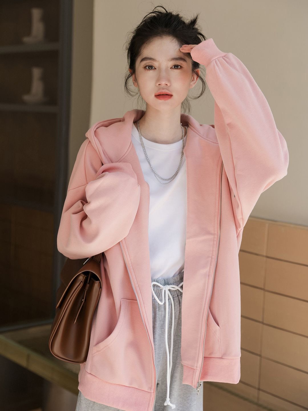 

JC Mode Women Long Sleeves Sweatshirt, Pink