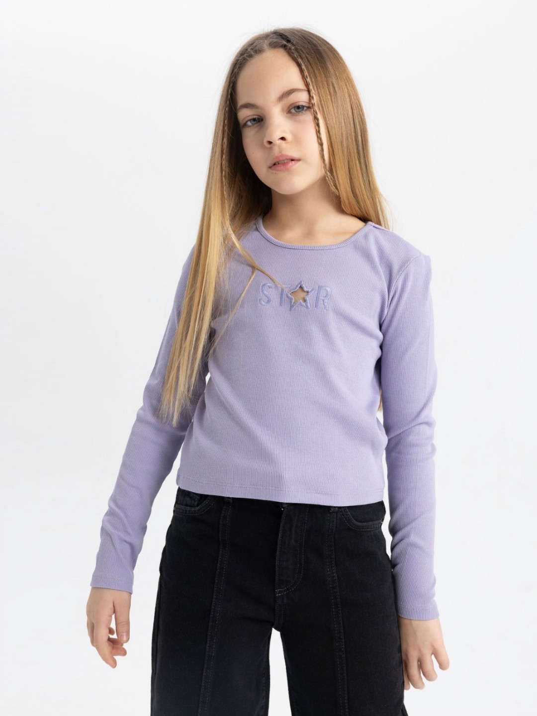 

DeFacto Girls Extended Sleeves T-shirt, Na