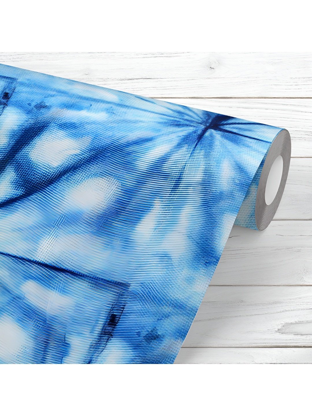 

ArtzFolio Blue & White Printed UV Resistant Wallpaper