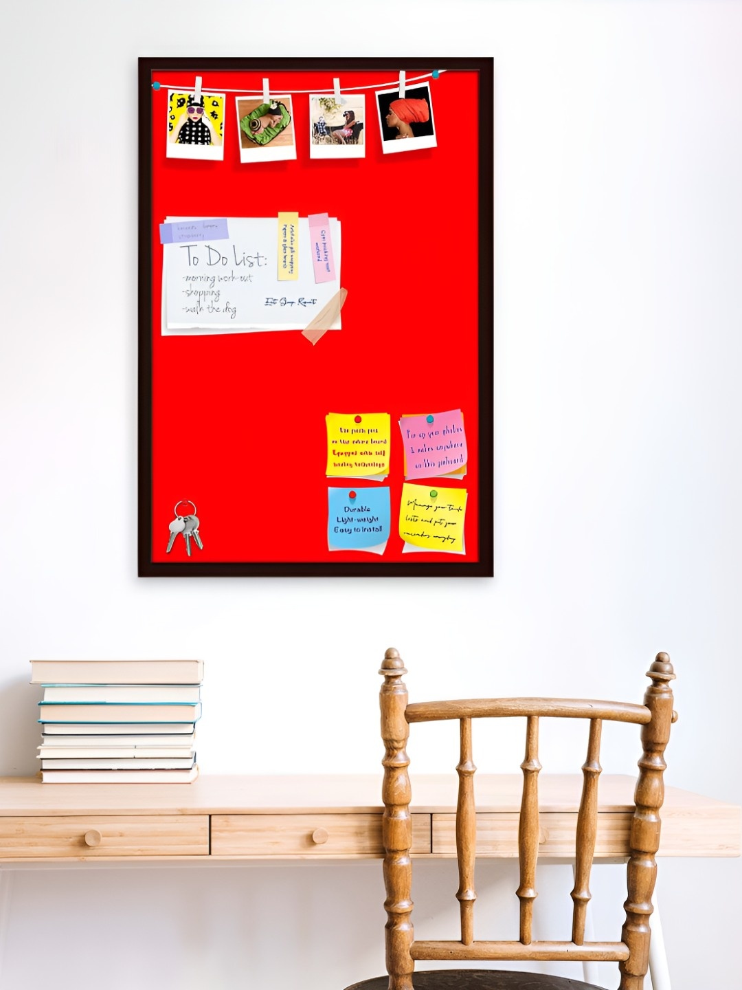 

ArtzFolio Wooden Notice Board, Red