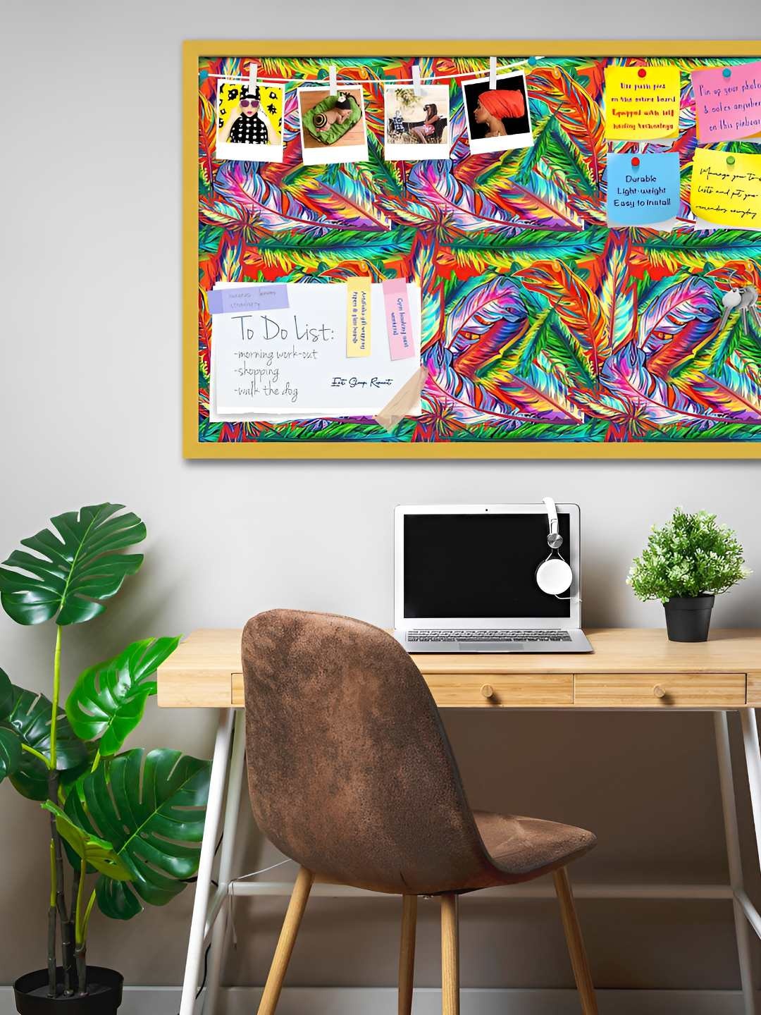 

ArtzFolio Wooden Notice Pin Board, Multi