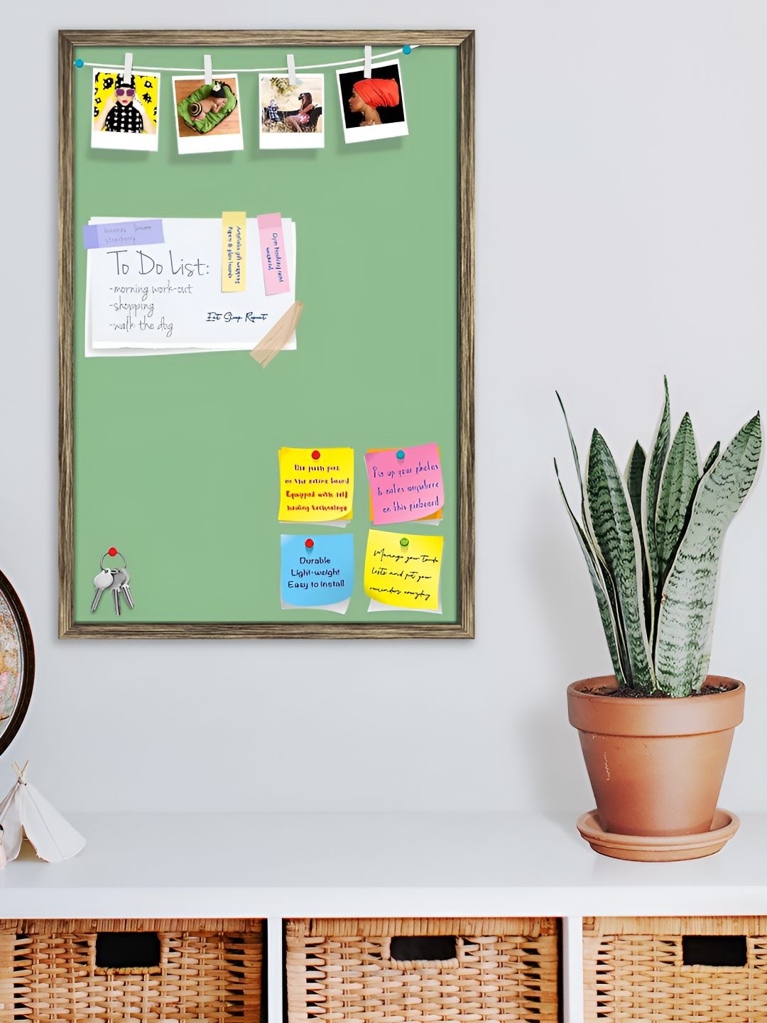 

ArtzFolio Wooden Notice Board, Green