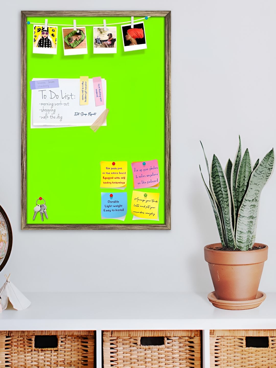 

ArtzFolio Wooden Notice Board, Green