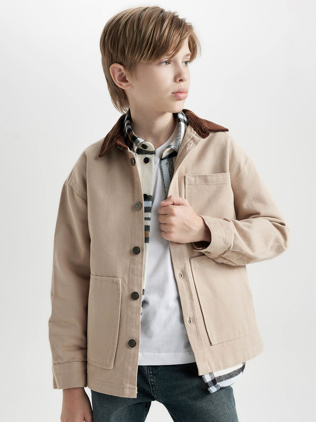 

DeFacto Boys Opaque Casual Shirt, Na