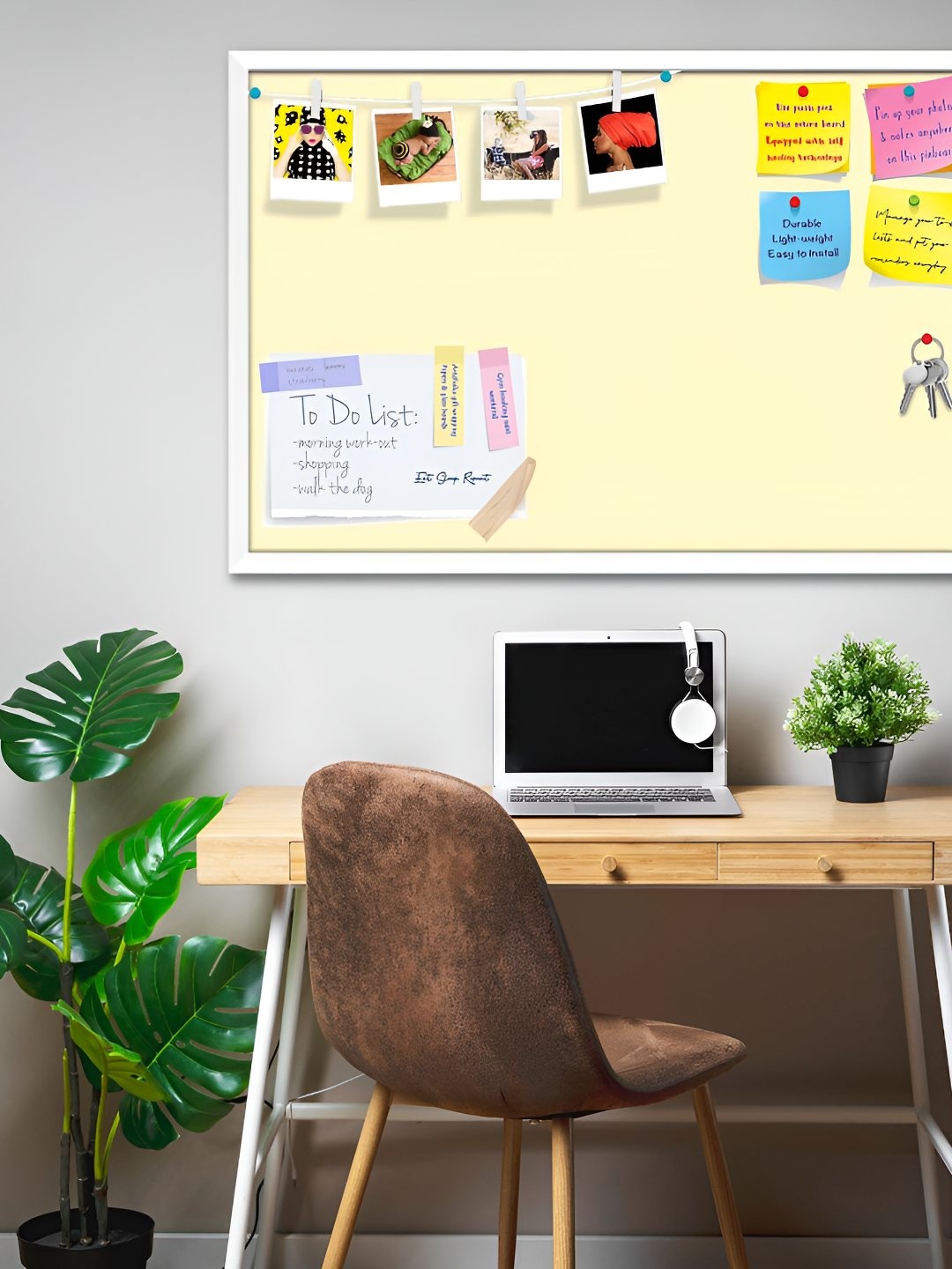 

ArtzFolio Wooden Notice Pin Board, Yellow