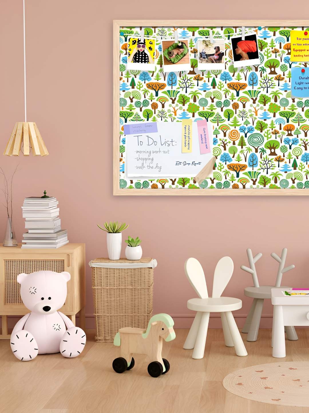 

ArtzFolio Wooden Notice Pin Board, Multi