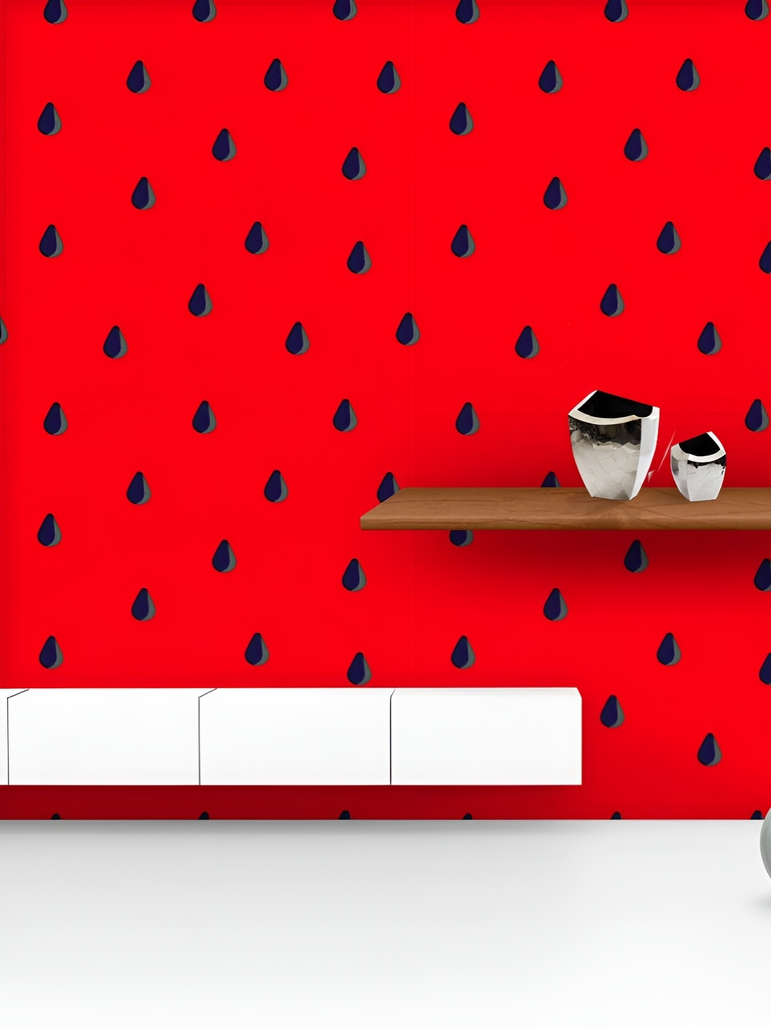 

ArtzFolio Printed UV-Resistant Anti-Bacterial Watermelon Pattern Peel & Stick Wallpaper, Multi