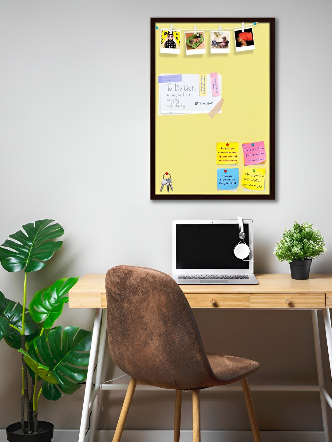 

ArtzFolio Wooden Notice Board, Yellow