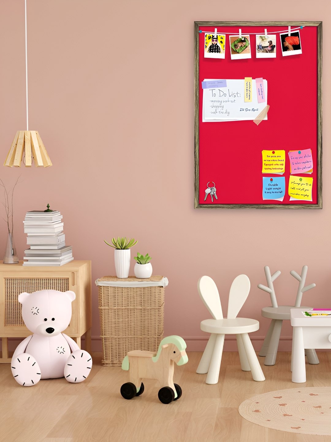 

ArtzFolio Wooden Notice Board, Red