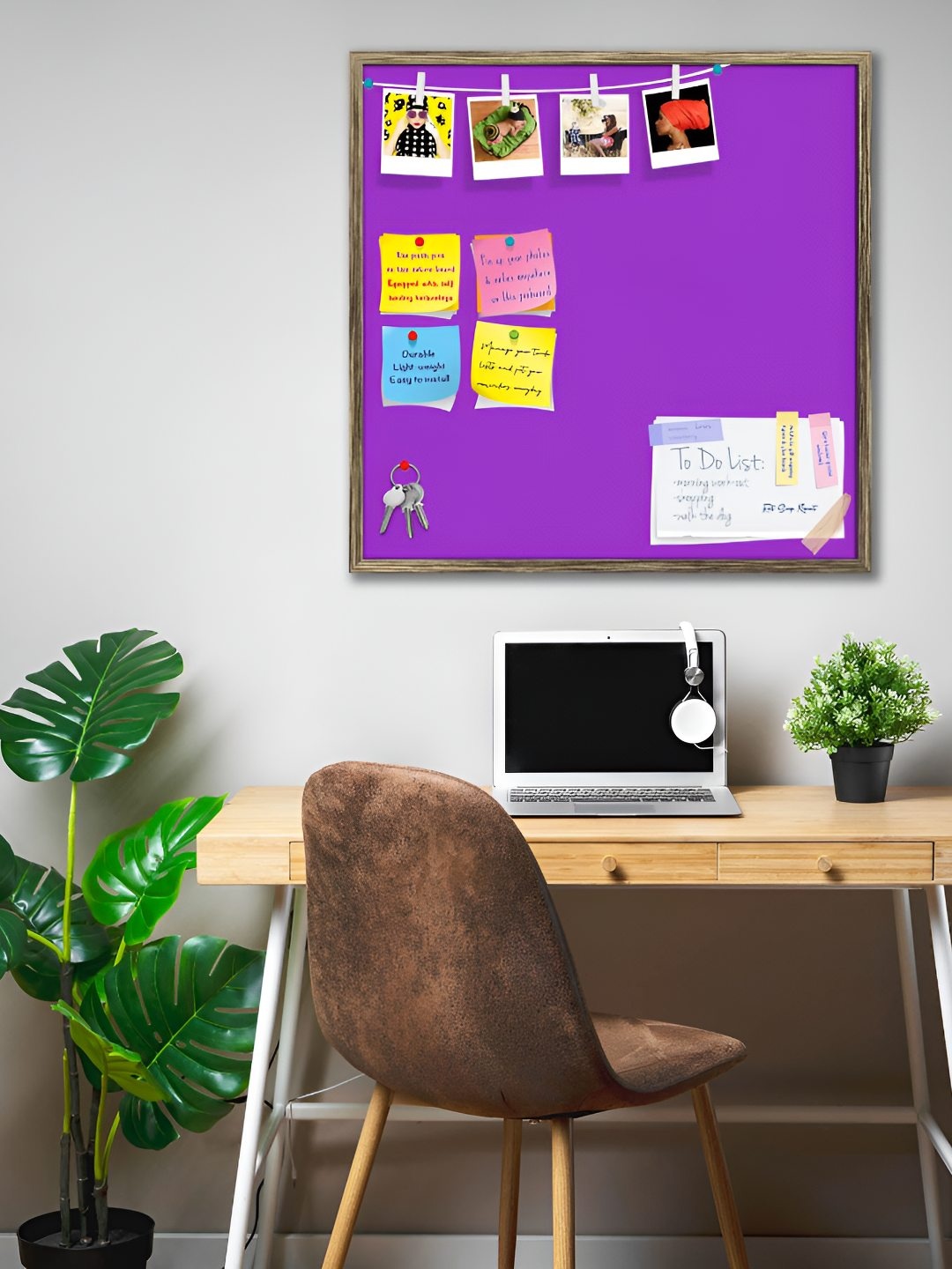 

ArtzFolio Wooden Notice Board, Purple