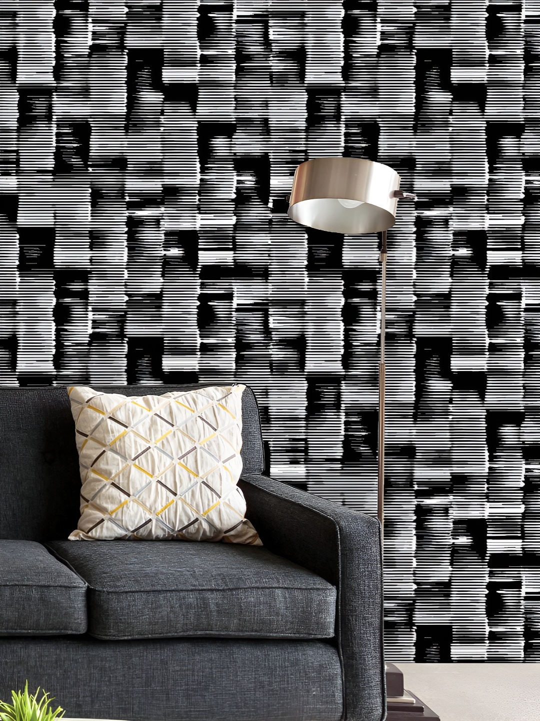 

ArtzFolio Black & White Printed UV-Resistant Peel & Stick Wallpaper