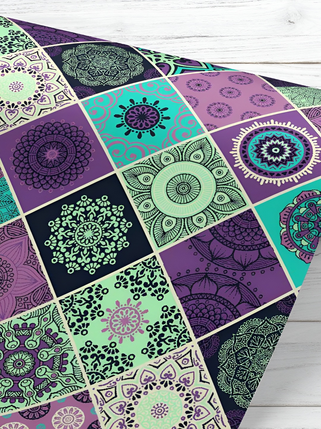 

ArtzFolio Purple & Green Peel & Stick Wallpaper