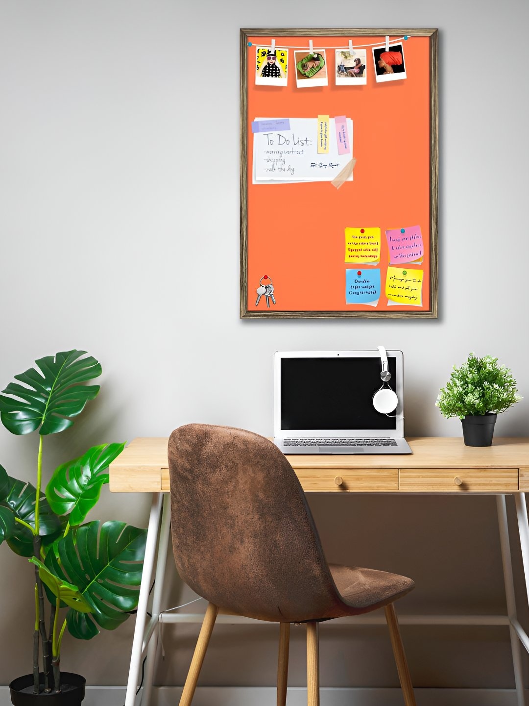 

ArtzFolio Wooden Notice Board, Orange