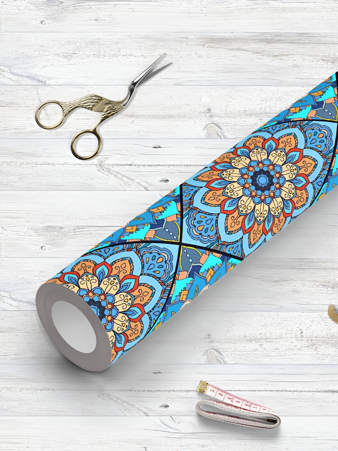 

ArtzFolio Blue & Brown Printed UV Resistant Wallpaper