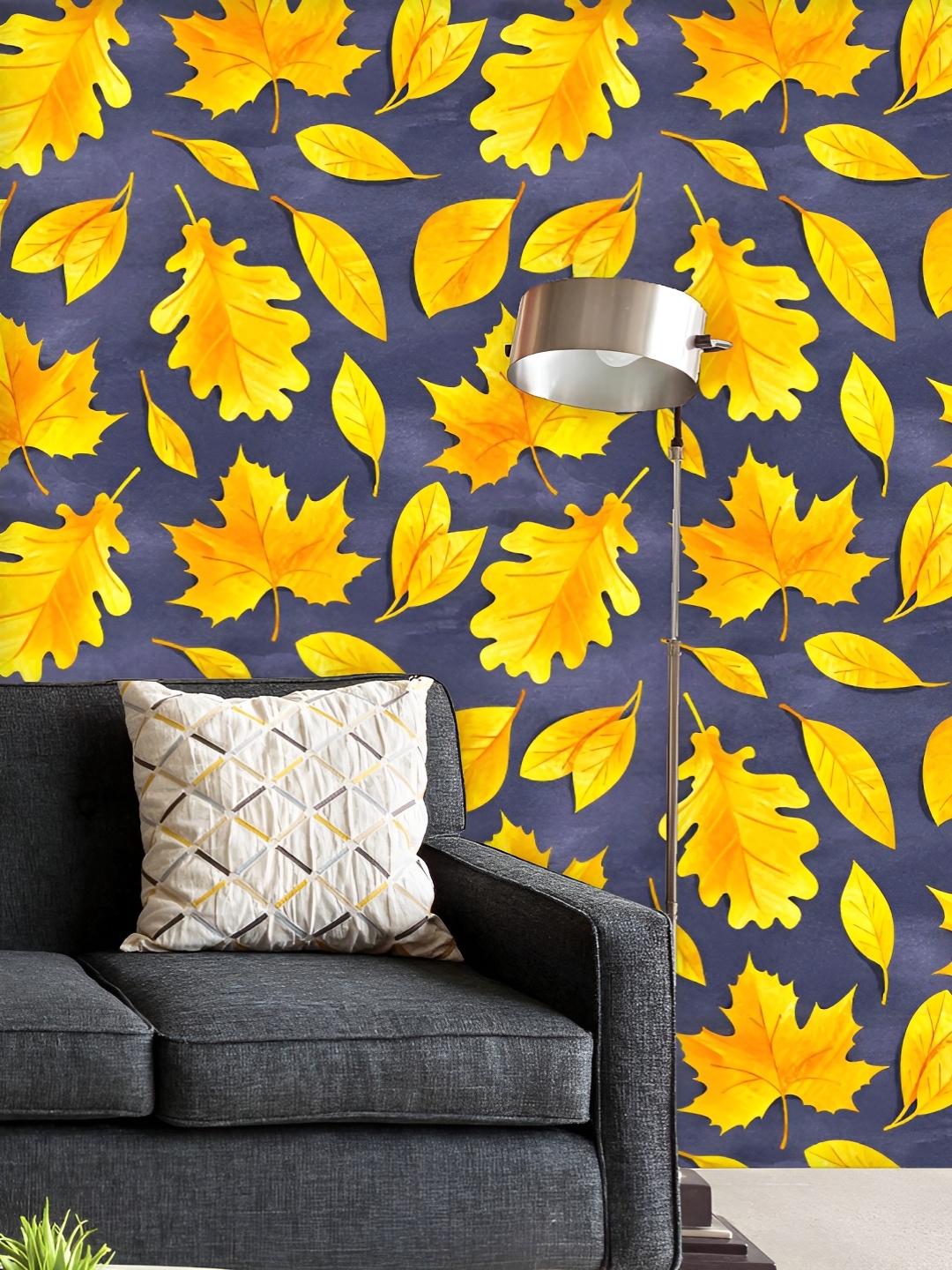 

ArtzFolio Printed UV-Resistant Anti-Bacterial Watercolor Floral Pattern Peel & Stick Wallpaper, Multi